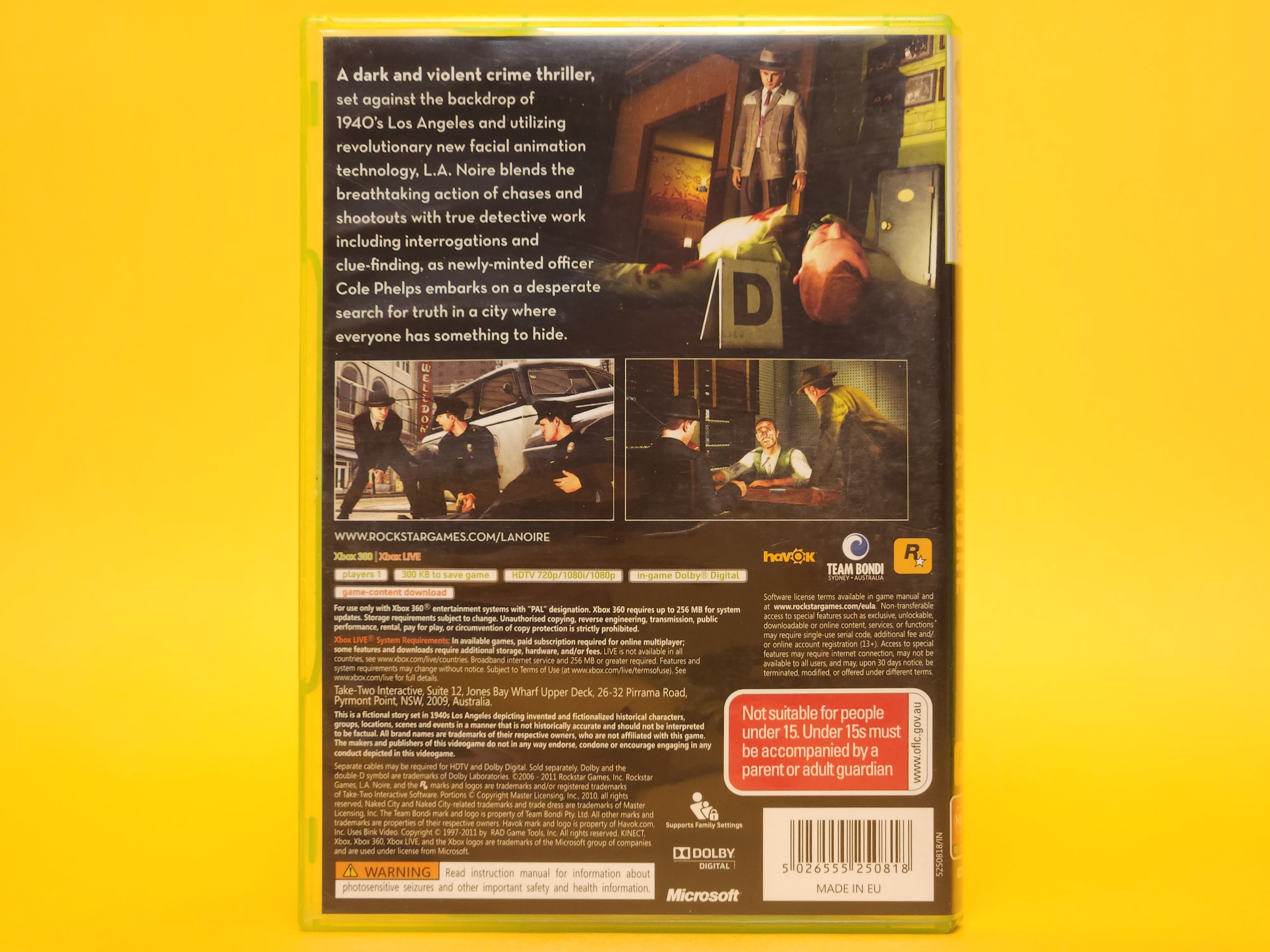 L.A. Noire – 2011 Xbox 360
