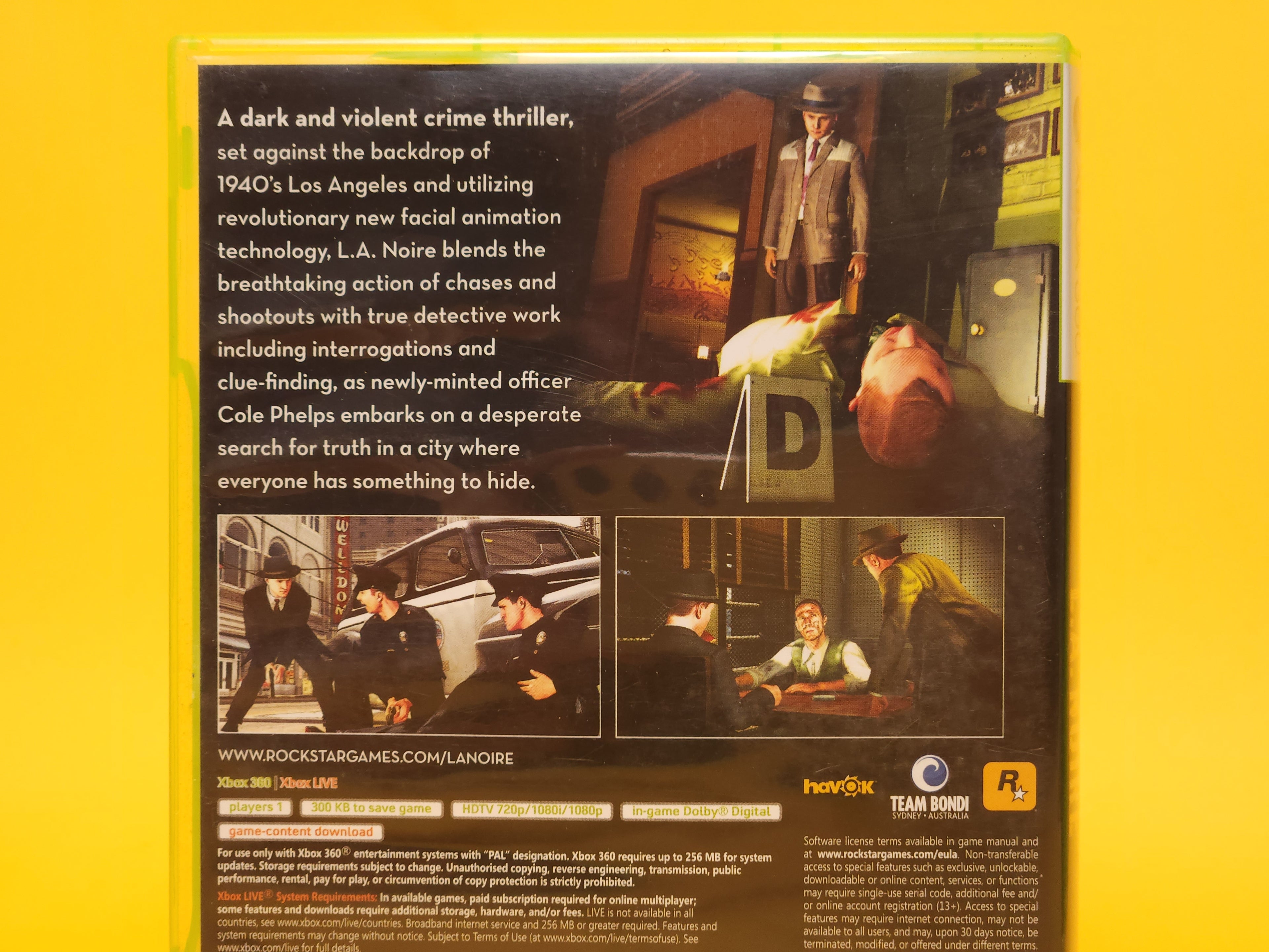 L.A. Noire – 2011 Xbox 360