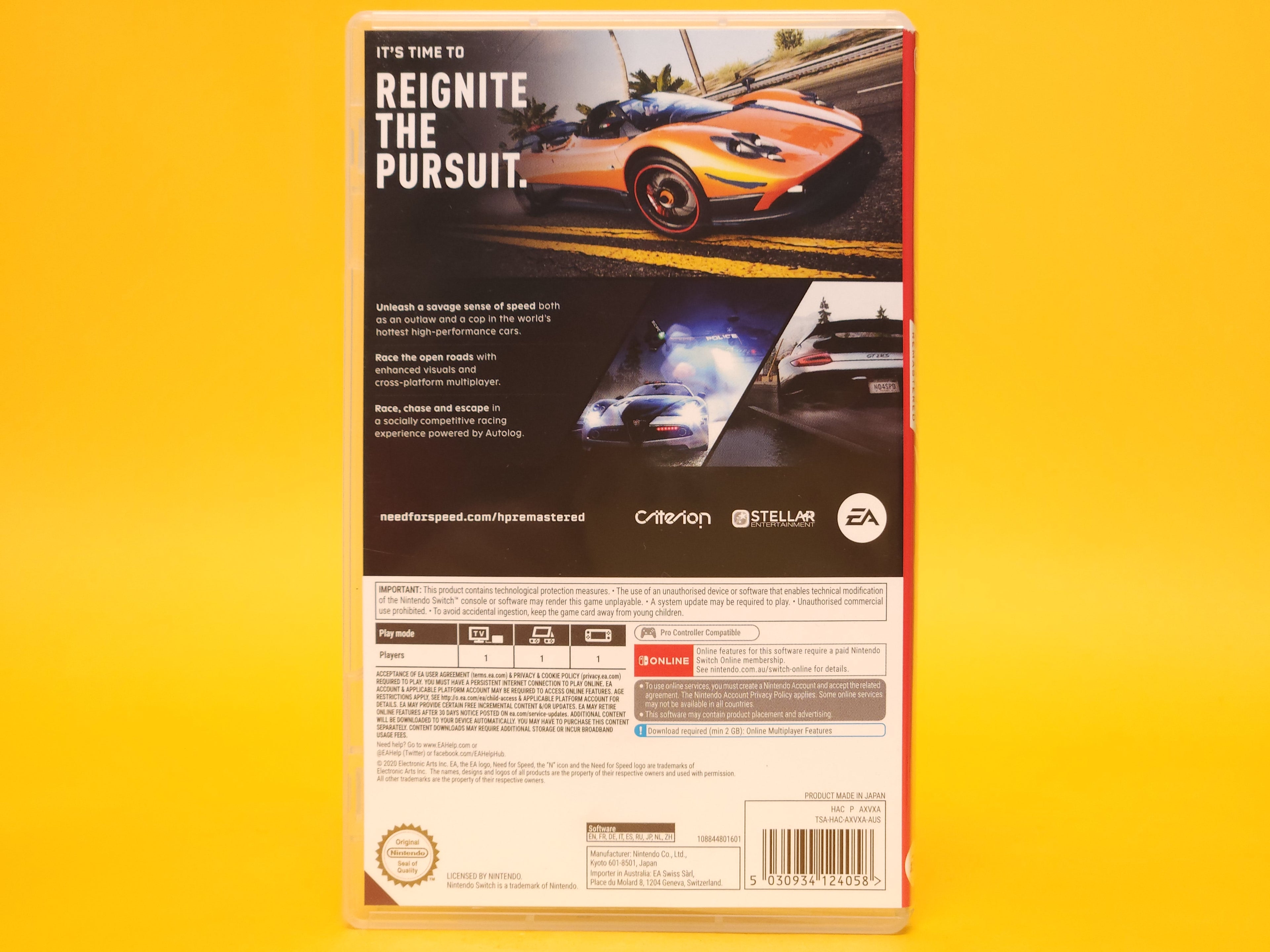 Need for Speed Hot Pursuit Remastered – Nintendo Switch