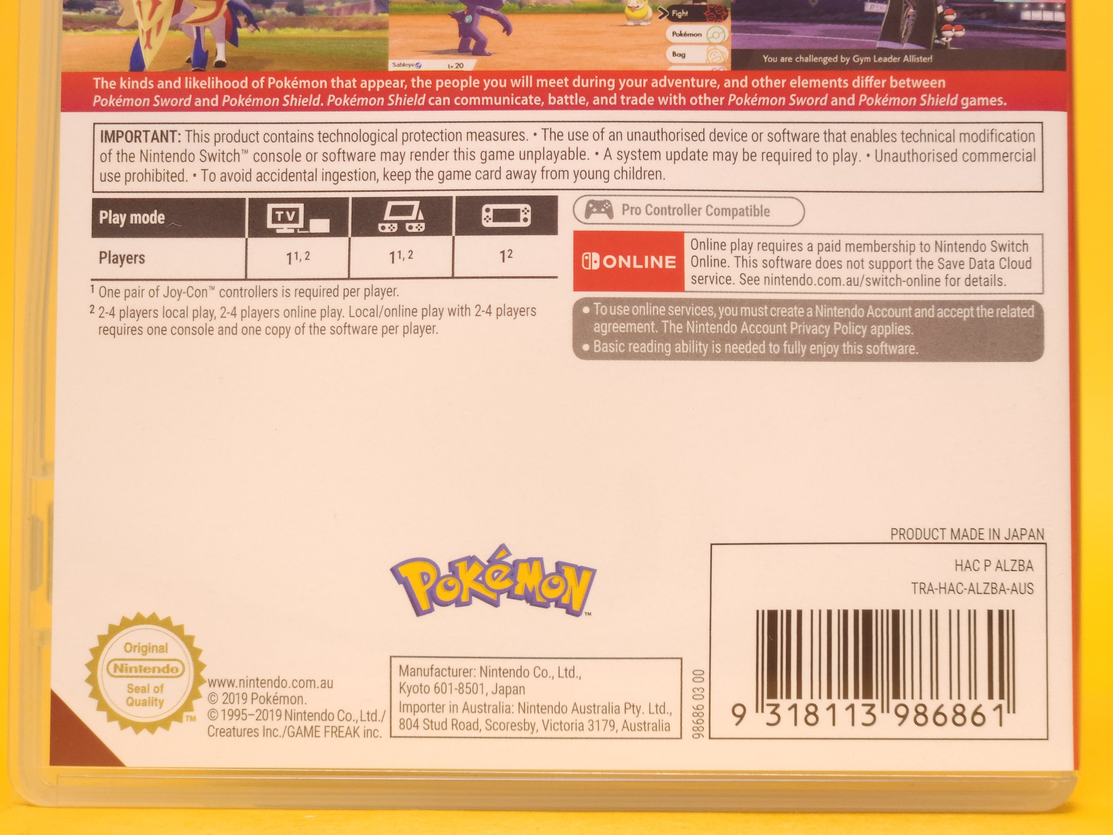 Pokémon Shield – Nintendo Switch
