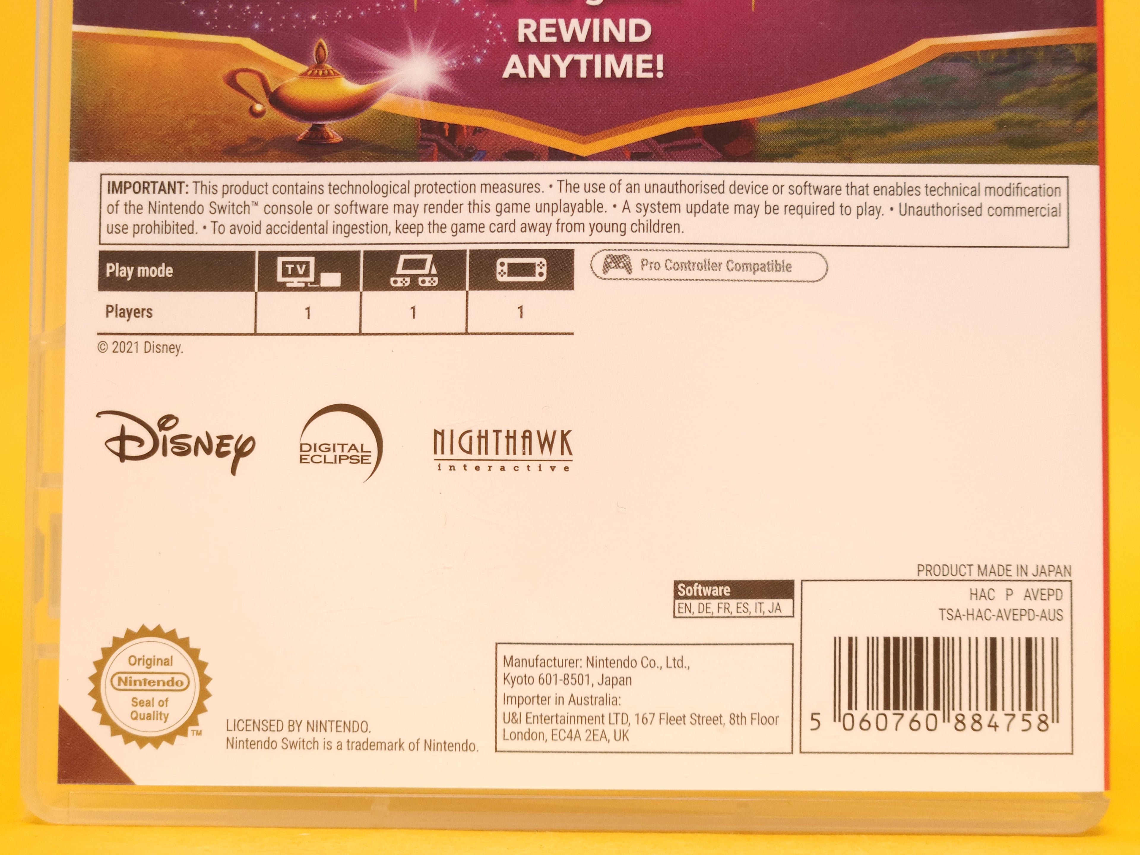 Disney Classic Games Collection – Nintendo Switch