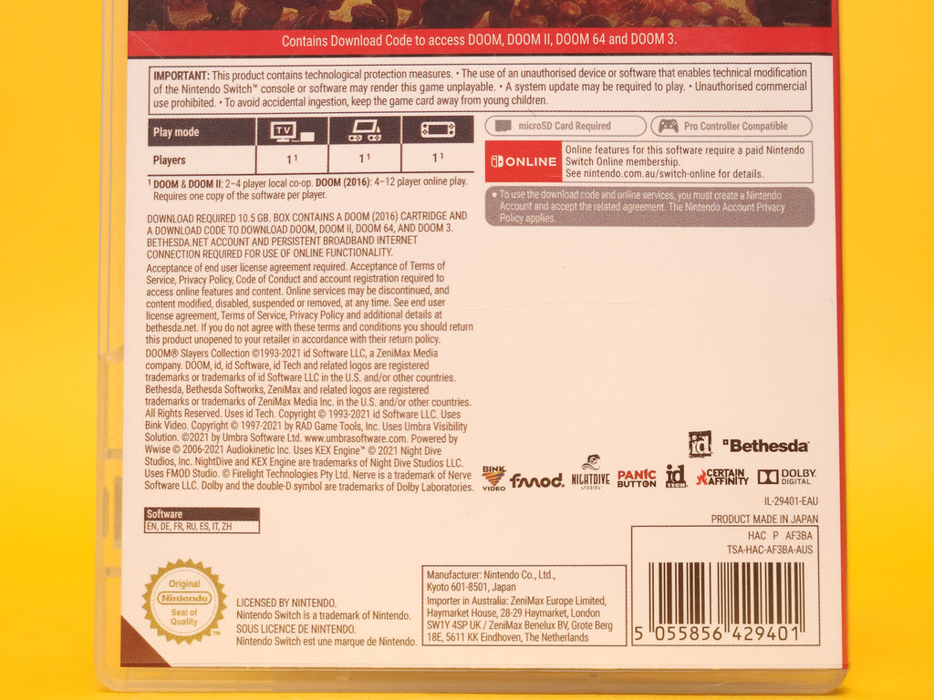 DOOM Slayers Collection – Nintendo Switch