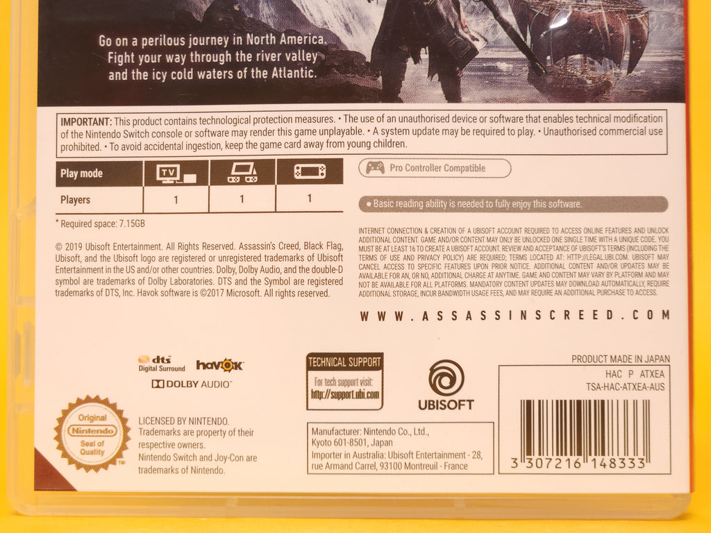 Assassin's Creed: The Rebel Collection – Nintendo Switch