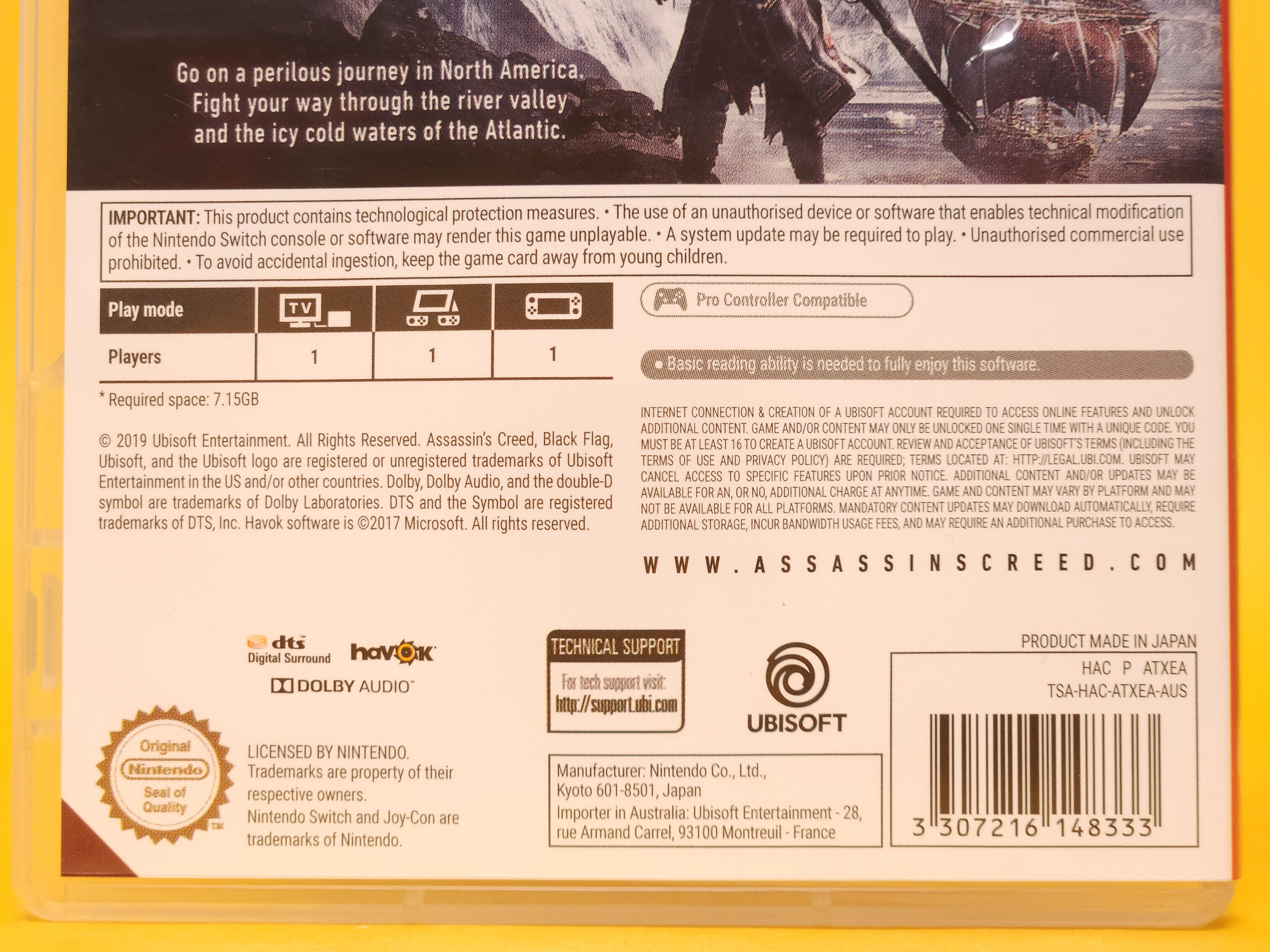 Assassin's Creed: The Rebel Collection – Nintendo Switch