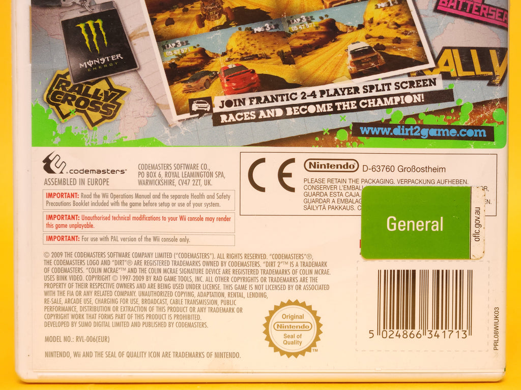 Colin McRae: Dirt 2 – Nintendo Wii