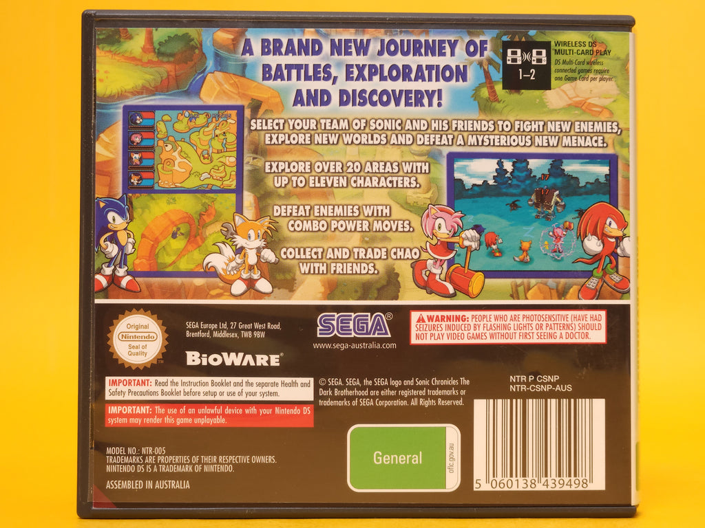 Sonic Chronicles: The Dark Brotherhood – Nintendo DS
