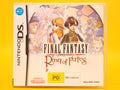 Final Fantasy Crystal Chronicles: Ring of Fates – Nintendo DS