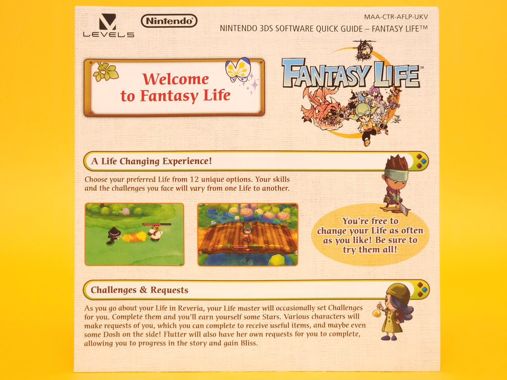 Fantasy Life – Nintendo 3DS