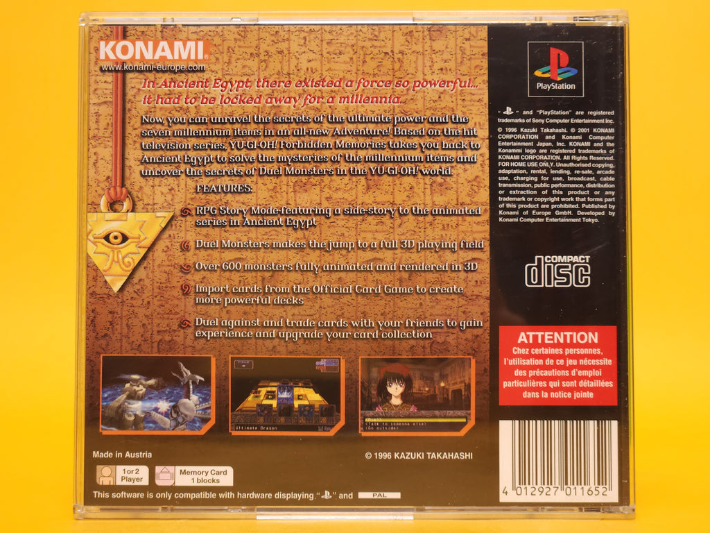 Yu-Gi-Oh! Forbidden Memories – PS1