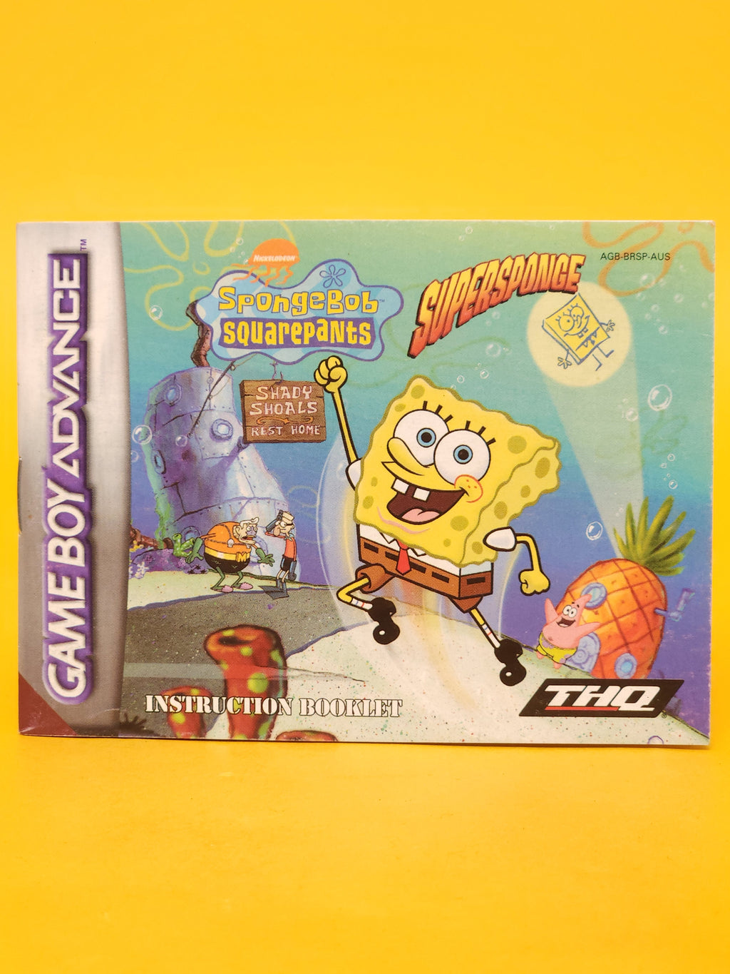 SpongeBob SquarePants: SuperSponge / Rugrats Go Wild – Nintendo GBA Manual