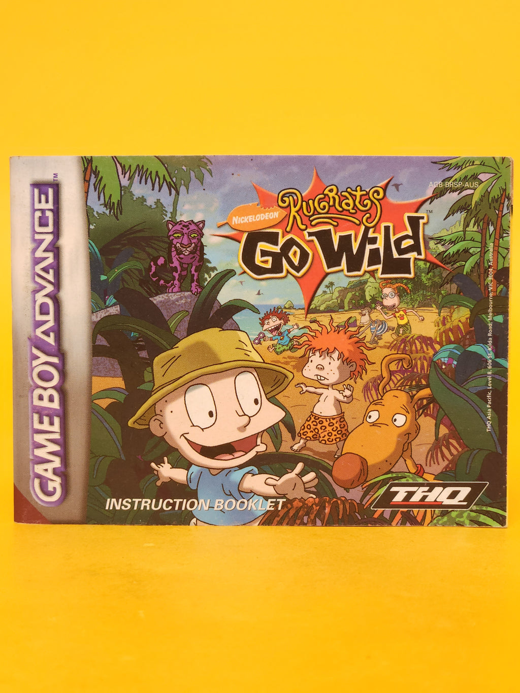 SpongeBob SquarePants: SuperSponge / Rugrats Go Wild – Nintendo GBA Manual