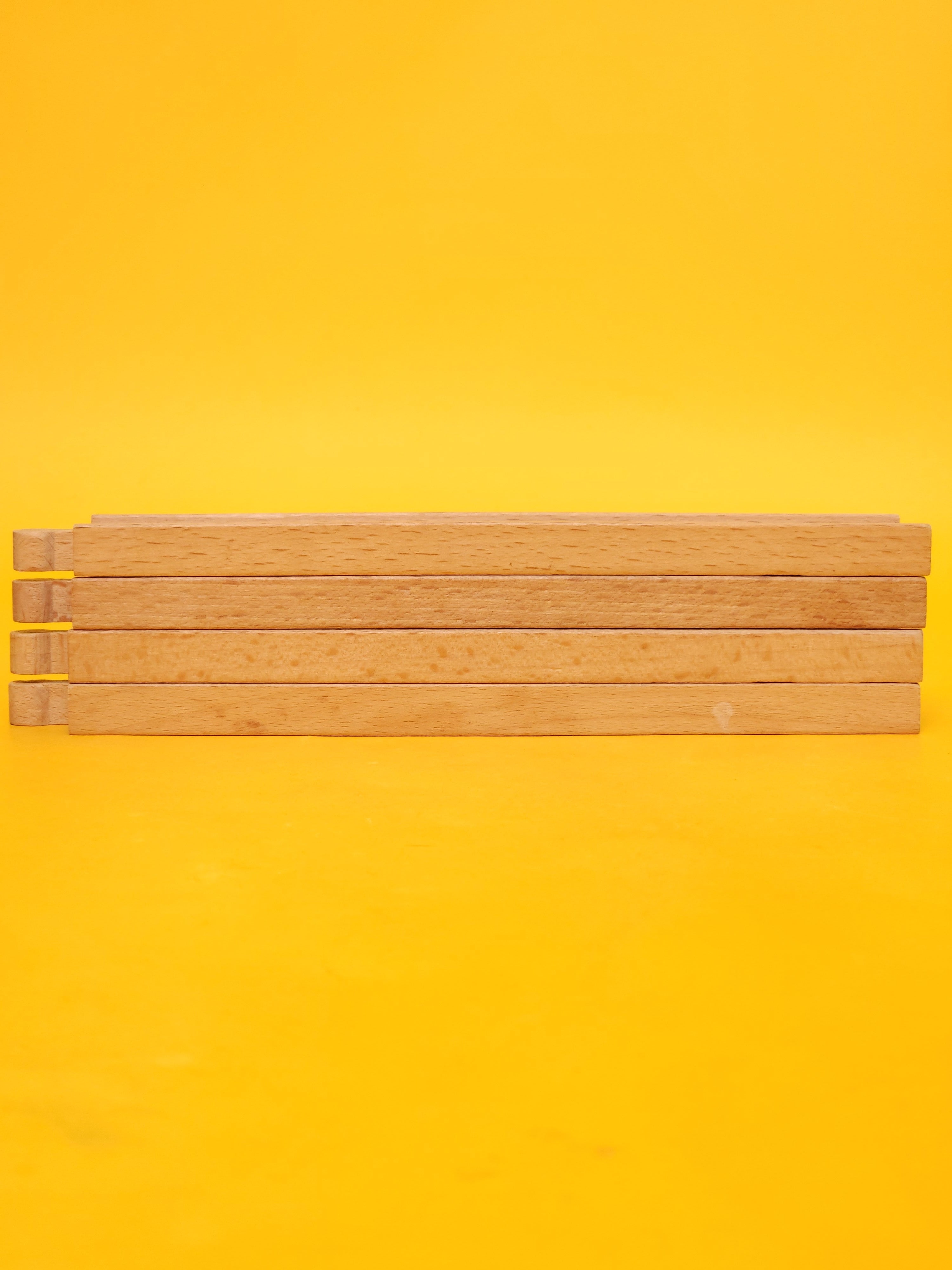 4x 8" Straight Track & Road Pieces – Thomas & Friends: Wooden Railway