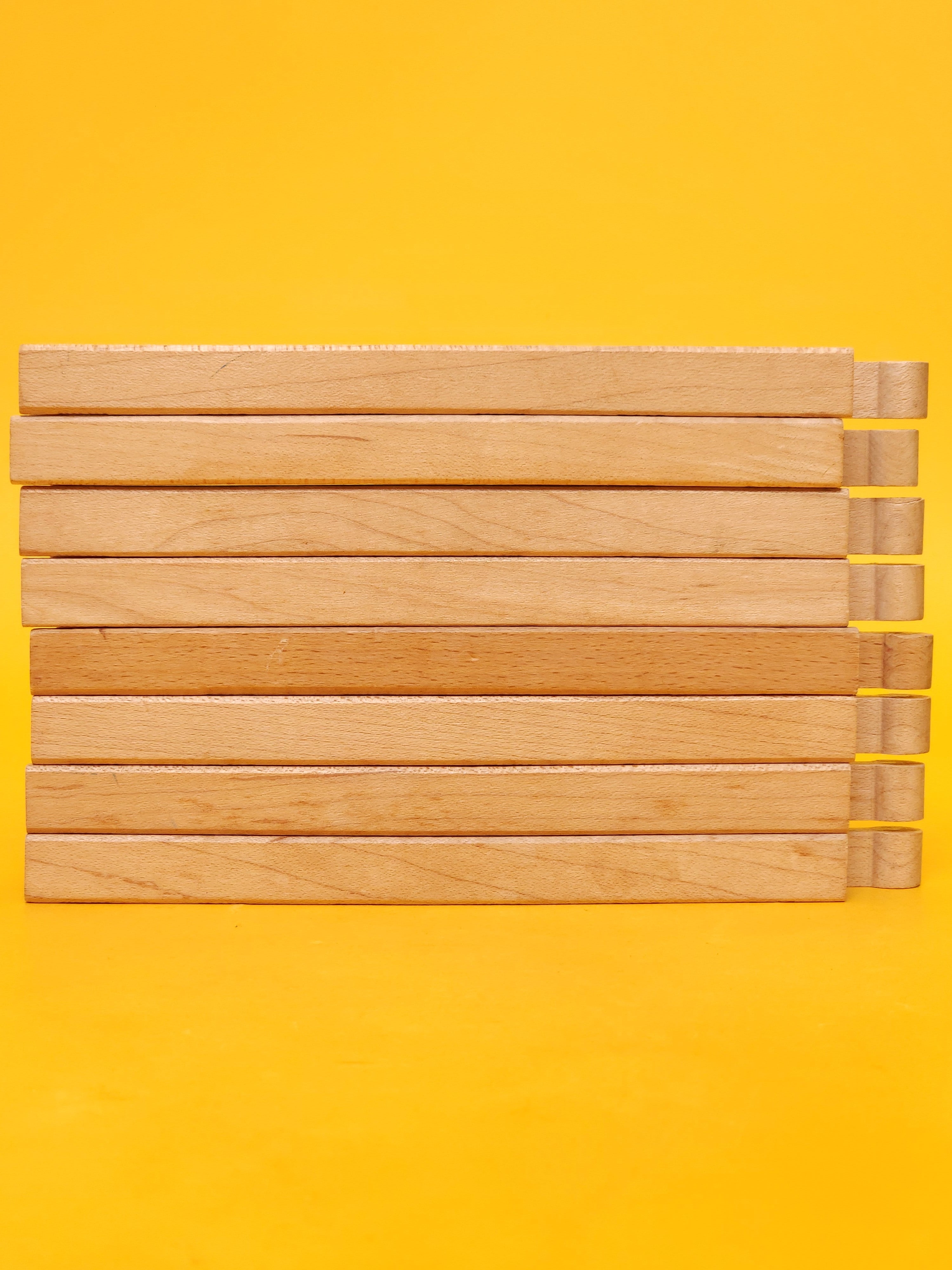 8x 6" Straight Track & Road Pieces – Thomas & Friends: Wooden Railway