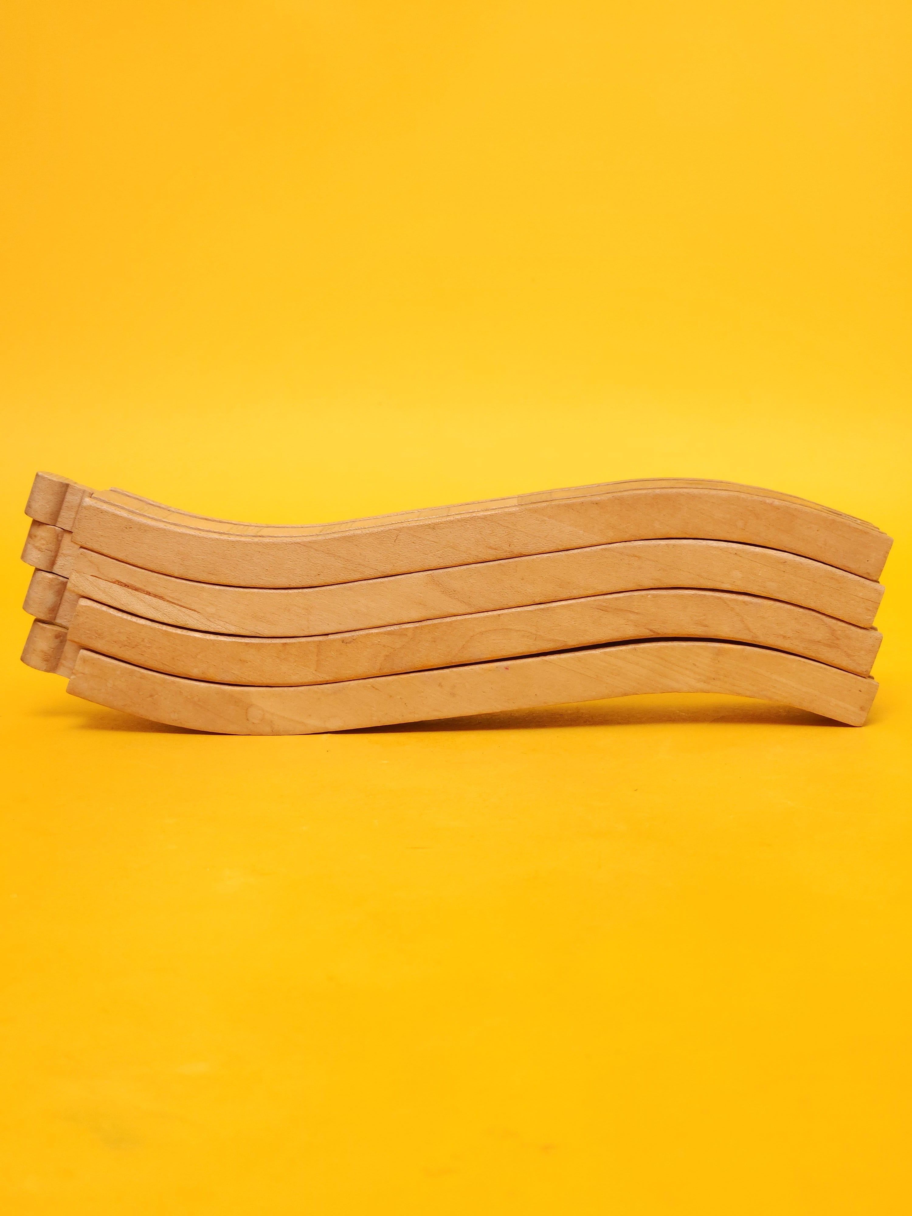 4x 8" Ascending Track Pieces – Thomas & Friends: Wooden Railway