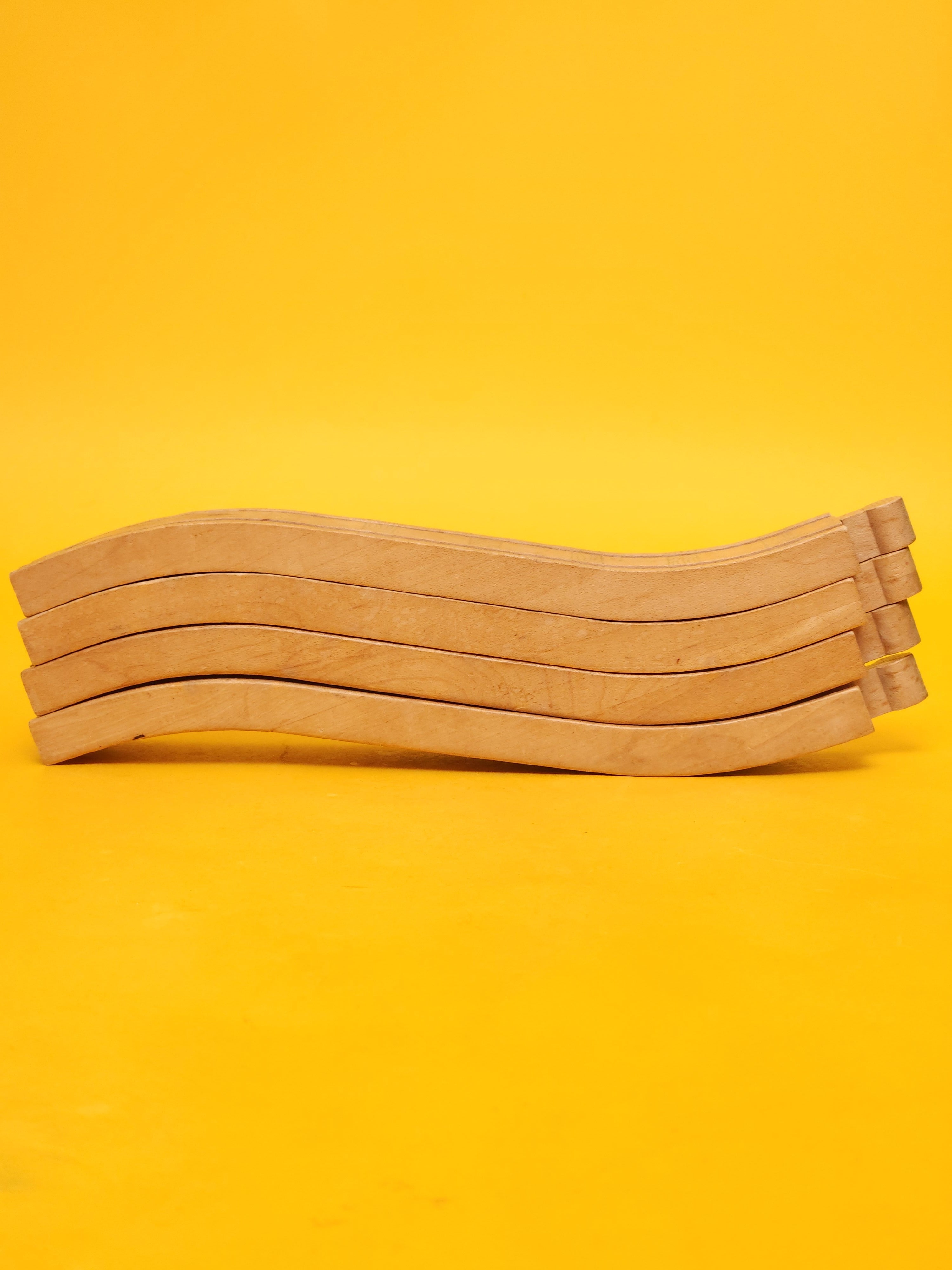 4x 8" Ascending Track Pieces – Thomas & Friends: Wooden Railway