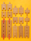 15x Adapter Track Pieces – Thomas & Friends: Wooden Railway