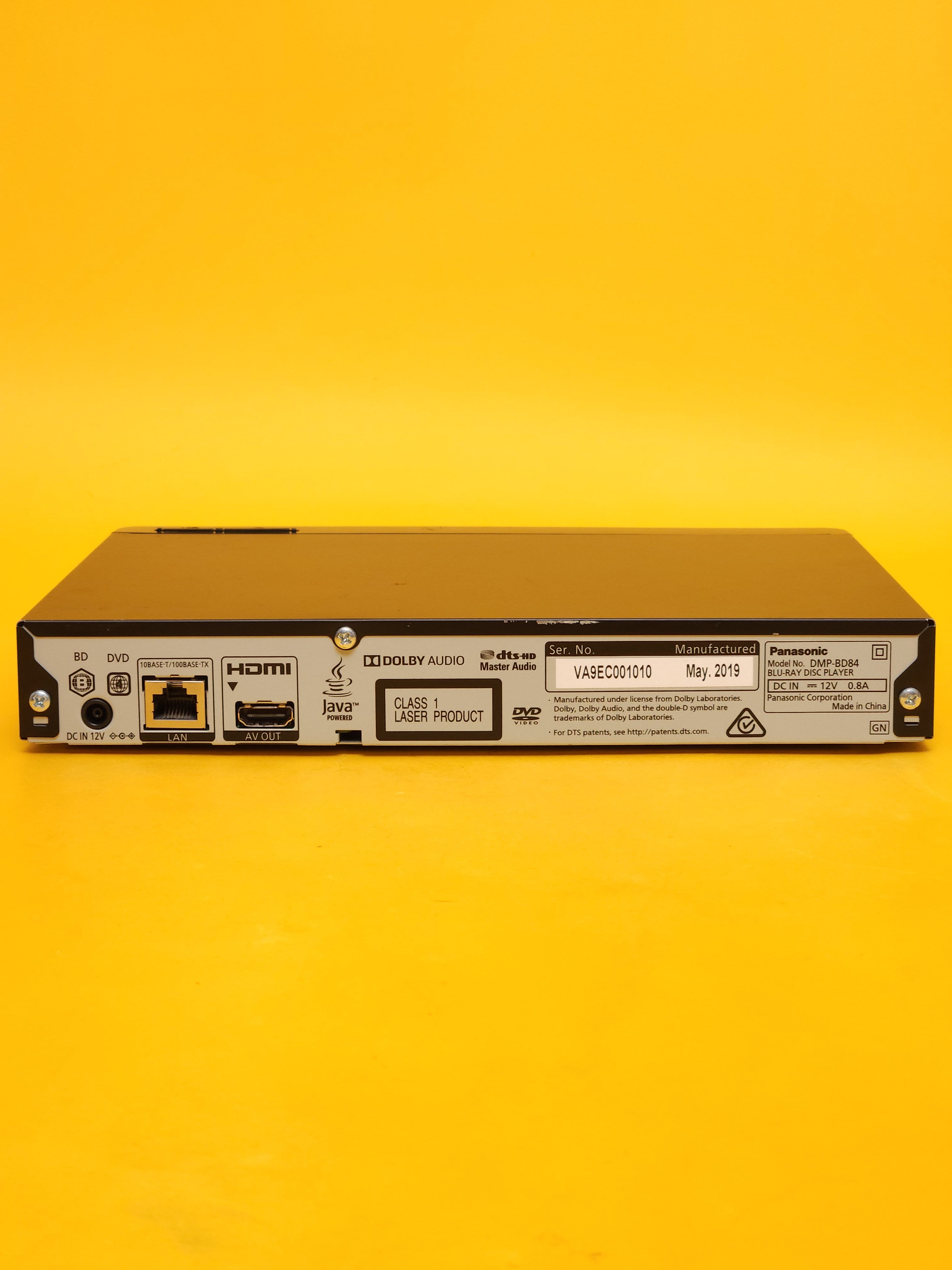 Panasonic DMP-BD84 – Blu-ray / DVD Player