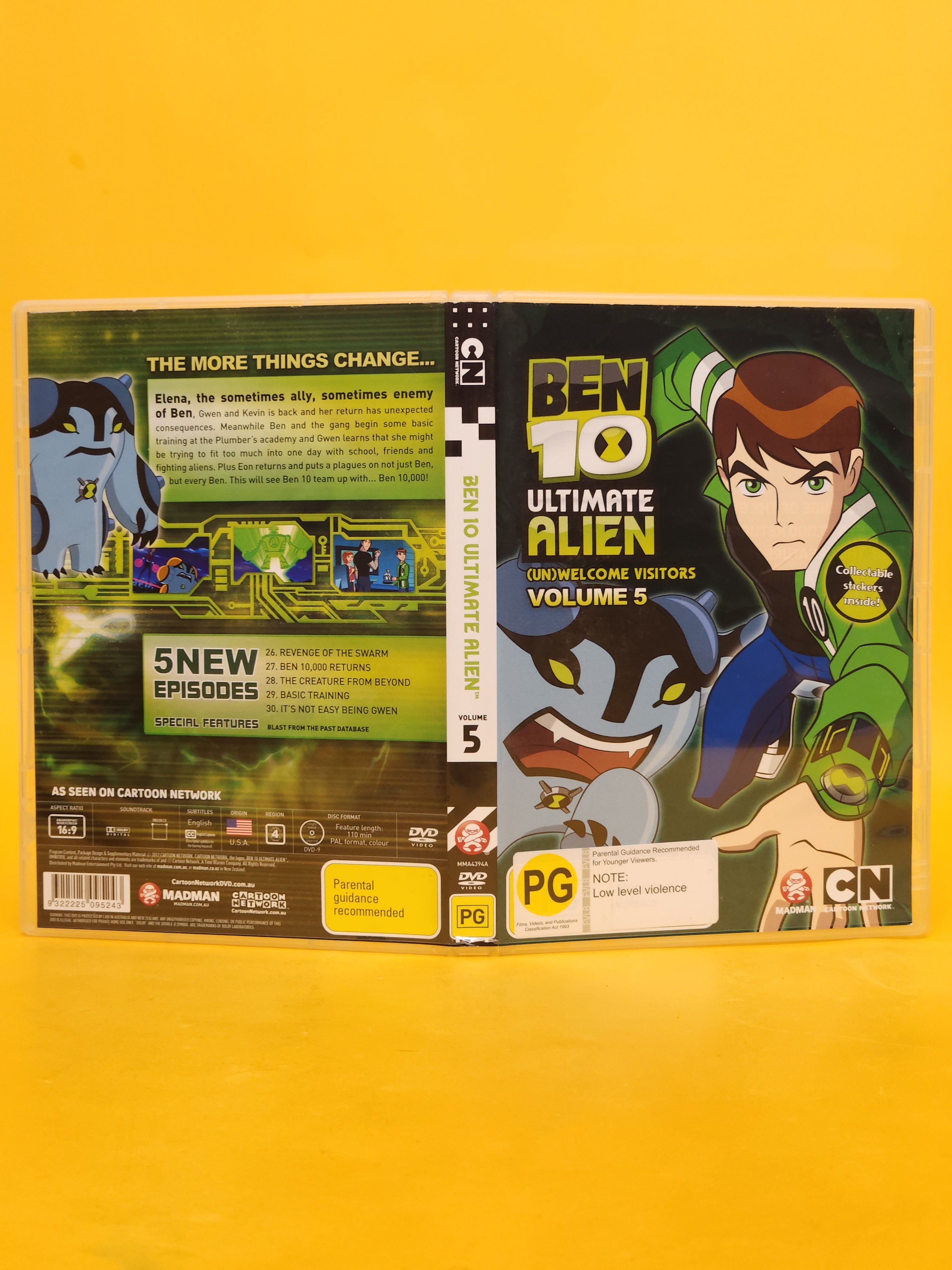 Ben 10: Ultimate Alien - Volume 5 - Unwelcome Visitors  – DVD