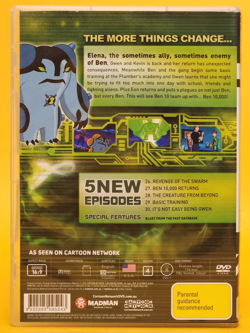 Ben 10: Ultimate Alien - Volume 5 - Unwelcome Visitors  – DVD