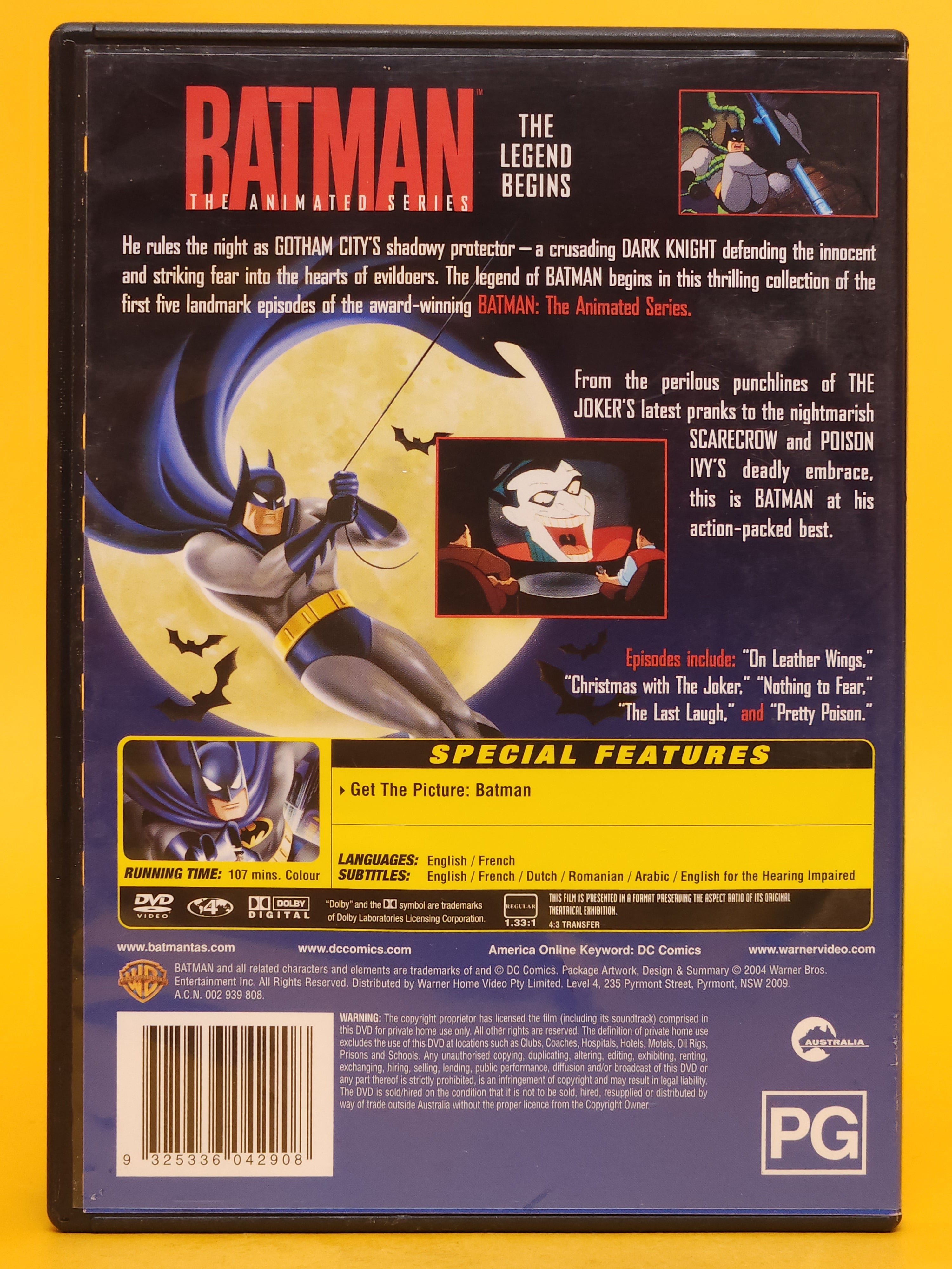 Batman: The Animated Series - Volume 1 2 3 – DVD