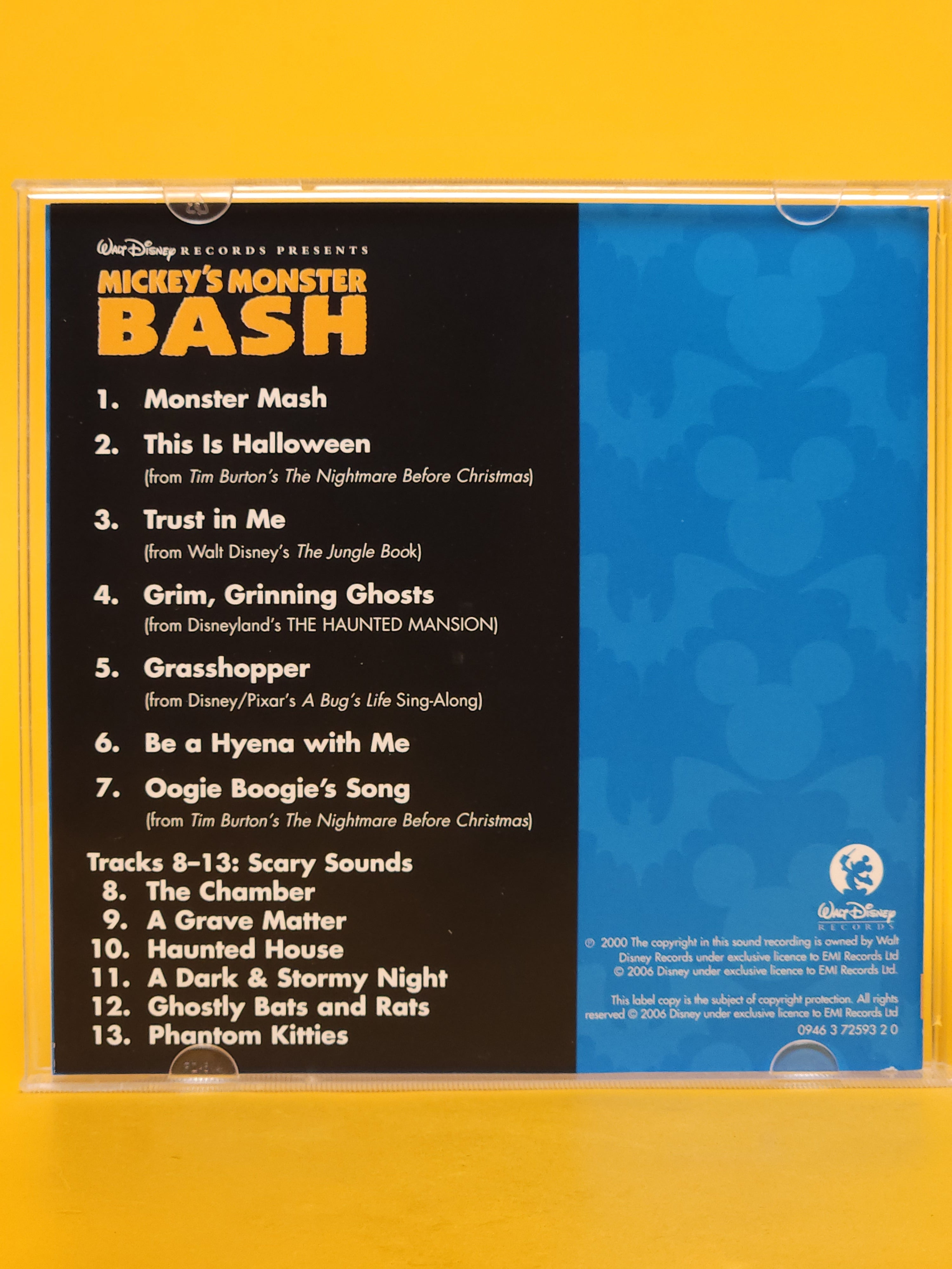 Mickey's Monster Bash  – CD