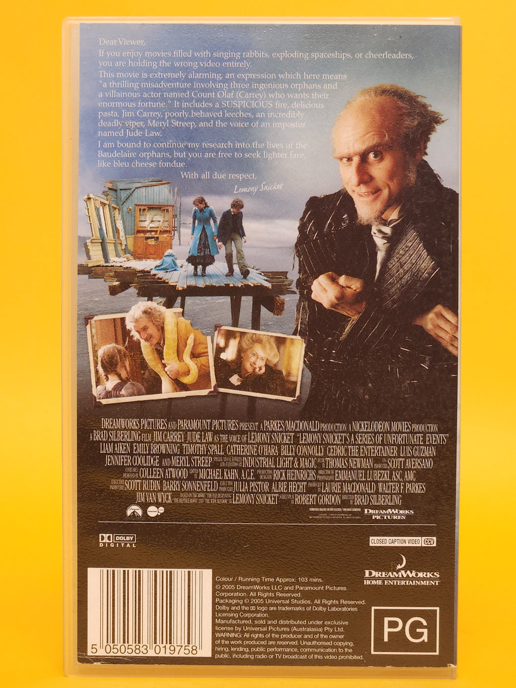 Lemony Snicket's A Series of Unfortunate Events – VHS