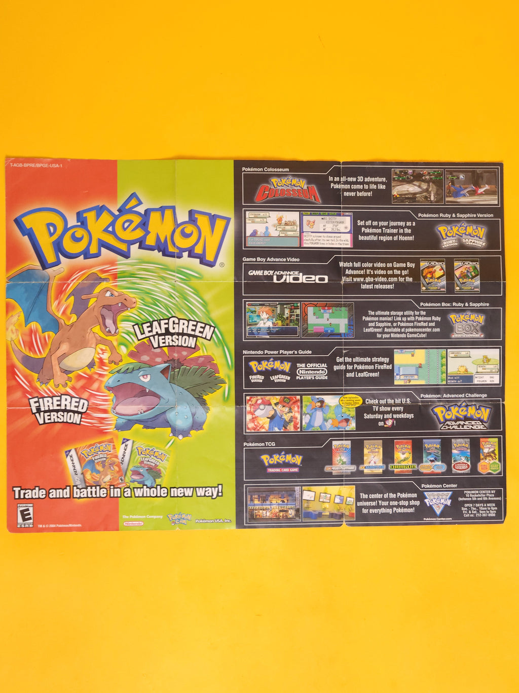 Pokémon LeafGreen Version – Nintendo GBA